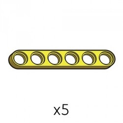 Robotis - Plate (SPI-1b6(Y)) | Robotis DREAM Uyumlu Plaka - SARI | 5 Adet