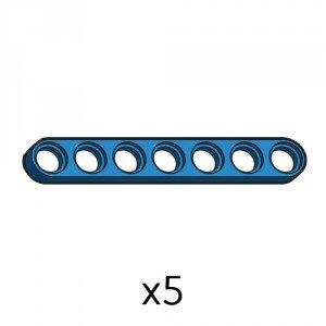 Plate (SPI-1b7(B)) | Robotis DREAM Uyumlu Plaka - MAVİ | 5 Adet