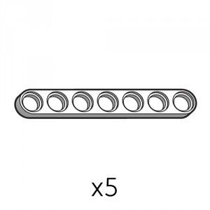 Plate (SPI-1b7(W) | Robotis DREAM Uyumlu Plaka - BEYAZ | 5 Adet