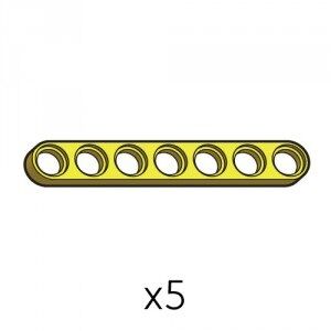 Plate (SPI-1b7(Y)) | Robotis DREAM Uyumlu Plaka - SARI | 5 Adet