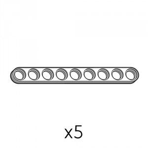 Plate (SPI-1b9(W)) | Robotis DREAM Uyumlu Plaka - BEYAZ | 5 Adet