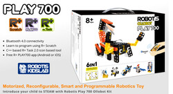 Robotis Play 700 OlloBot Scratch-PC versiyon (Motorize Robot Oyuncak) - Thumbnail