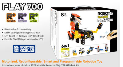 Robotis Play 700 OlloBot Scratch-PC versiyon (Motorize Robot Oyuncak)