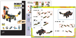 Robotis Play 700 OlloBot Scratch-PC versiyon (Motorize Robot Oyuncak) - Thumbnail