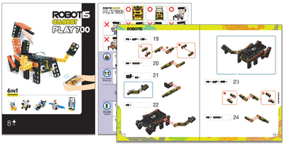 Robotis Play 700 OlloBot Scratch-PC versiyon (Motorize Robot Oyuncak)