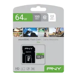 - PNY microSDXC Elite 64GB Hafıza Kartı - 100MB/s, UHS-I  - PNY microSDXC Elite 64GB Hafıza Kartı - 100MB/s, UHS-I