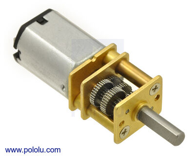 Pololu 1000:1 Micro Metal Redüktörlü DC Motor LP 6V PL-1596