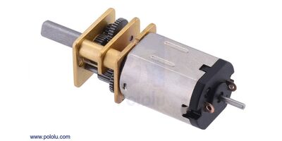 Pololu 15:1 Micro Metal Redüktörlü DC Motor HPCB 12V - Dual Şaft PL-4789