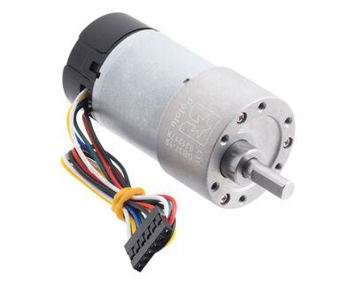 Pololu 19:1 12V Metal Redüktörlü Motor 37Dx68L mm, 64 CPR Enkoderli PL-4751