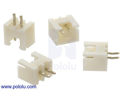 Pololu - 2.5mm JST XH Tip Shrouded Erkek Konnektör, - 2P, Düz, 4lü Paket, PL-2717 Pololu - 2.5mm JST XH Tip Shrouded Erkek Konnektör, - 2P, Düz, 4lü Paket, PL-2717