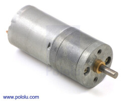 Pololu - Pololu 378:1 Metal Redüktörlü 12V DC Motor LP 25Dx58L PL-3258 Pololu - Pololu 378:1 Metal Redüktörlü 12V DC Motor LP 25Dx58L PL-3258