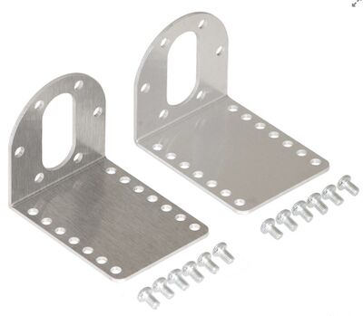 Pololu 37D Metal Motorlar için L-Braket Montaj Aparatı Çifti PL-1084