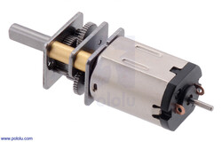 Pololu - Pololu 380:1 Micro Metal Redüktörlü DC Motor HPCB 12V - Dual Şaft PL-4799 Pololu - Pololu 380:1 Micro Metal Redüktörlü DC Motor HPCB 12V - Dual Şaft PL-4799