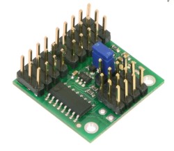 Pololu - Pololu 4 Kanal RC Servo Çoklayıcı ( Lehimli ) PL-2806