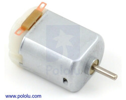 Pololu - Pololu Fırçalı DC Motor, 130-Size, 3V, 20000rpm, 400mA Stall PL-1592 Pololu - Pololu Fırçalı DC Motor, 130-Size, 3V, 20000rpm, 400mA Stall PL-1592