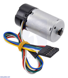 Pololu - Pololu HP 12V Motor ( 48 CPR Enkoderli, 25D Redüktörlerle Uyumlu) PL-4840 Pololu - Pololu HP 12V Motor ( 48 CPR Enkoderli, 25D Redüktörlerle Uyumlu) PL-4840