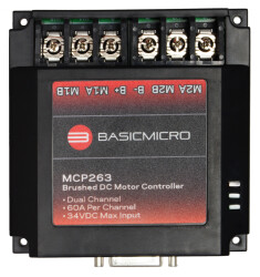 Pololu MCP263 İki Kanal İleri Motor Kontrol Kartı 34V 60A PL-3587 - Thumbnail