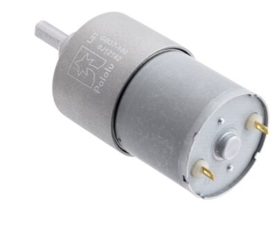 Pololu Metal Redüktörlü Motor 37Dx57L 12V, 100rpm, Helikal Pinyon, PL-4745