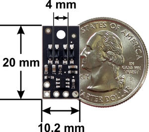 Pololu QTR-HD-02RC Yansımalı IR Sensör Dizisi ( Reflectance Sensor) PL-4102