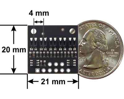 Pololu QTR-HD-05A Yansımalı Sensör Dizisi ( Reflectance Sensor) PL-4205