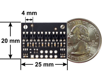 Pololu QTR-HD-06RC Yansımalı Sensör Dizisi ( Reflectance Sensor) PL-4106