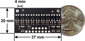 Pololu QTR-HD-09A Yansımalı Sensör Dizisi ( Reflectance Sensor) PL-4209