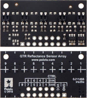 Pololu QTR-MD-05A Yansımalı Sensör Dizisi ( Reflectance Sensor) PL-4245