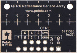 Pololu QTRX-HD-07A Reflektans ( Yansıma ) Sensör Dizisi PL-4407 - Thumbnail