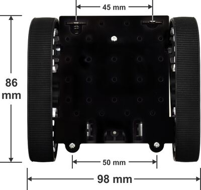 Pololu Zumo Paletli Mini Sumo Robot Gövdesi - Motorsuz PL-1418