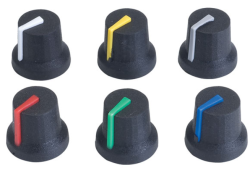 Çin - Potansiyometre Başlığı Siyah Mavi