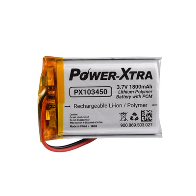 Power-Xtra 3.7V 1800mAh Lipo Batary