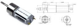 ProFAST 12V 5900Rpm Redüktörlü DC Motor - Thumbnail