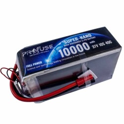 Profuse - Profuse 10S 37V Lipo (Li-Po) Lityum Polimer Batarya - 10000mAh, 40C