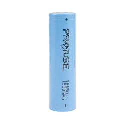Profuse 18650 Li-ion (Lityum iyon) Şarjlı Pil - 3.7V, 1500mAh, Başsız - 2