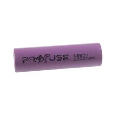 Profuse - Profuse 18650 Li-ion (Lityum iyon) Şarjlı Pil - 3.7V, 2200mAh, Başsız