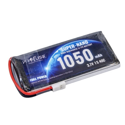 Profuse 1S 3.7V Lipo (Li-Po) Lityum Polimer Batarya - 1050mAh, 40C - 1
