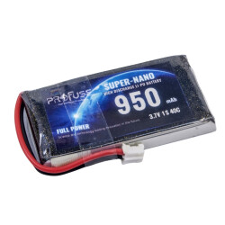Profuse - Profuse 1S 3.7V Lipo (Li-Po) Lityum Polimer Batarya - 950mAh, 40C - Mbot Pili Profuse - Profuse 1S 3.7V Lipo (Li-Po) Lityum Polimer Batarya - 950mAh, 40C - Mbot Pili