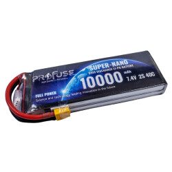 Profuse - Profuse 2S 7.4V Lipo (Li-Po) Lityum Polimer Batarya - 10000mAh, 40C