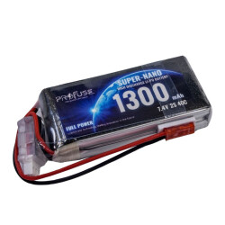 Profuse - Profuse 2S 7.4V Lipo (Li-Po) Lityum Polimer Batarya - 1300mAh, 40C