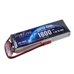 Profuse - Profuse 2S 7.4V Lipo (Li-Po) Lityum Polimer Batarya - 1800mAh, 40C