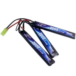 Profuse - Profuse 3S 11.1V Airsoft Lipo (Li-Po) Lityum Polimer Batarya - 2000mAh, 25C
