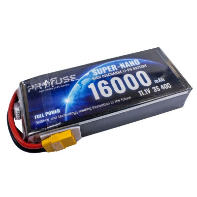 Profuse 3S 11.1V Lipo (Li-Po) Lityum Polimer Batarya - 16000mAh, 40C