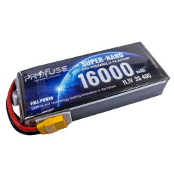 Profuse - Profuse 3S 11.1V Lipo (Li-Po) Lityum Polimer Batarya - 16000mAh, 40C Profuse - Profuse 3S 11.1V Lipo (Li-Po) Lityum Polimer Batarya - 16000mAh, 40C