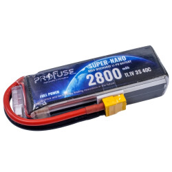 Profuse - Profuse 3S 11.1V Lipo (Li-Po) Lityum Polimer Batarya - 2800mAh, 40C