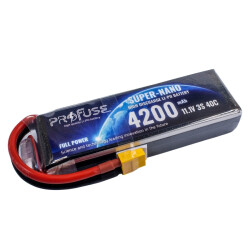 Profuse - Profuse 3S 11.1V Lipo (Li-Po) Lityum Polimer Batarya - 4200mAh, 40C