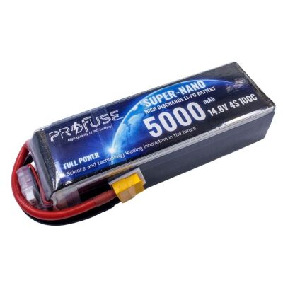 Profuse 4S 14.8V Lipo (Li-Po) Lityum Polimer Batarya - 5000mAh, 100C