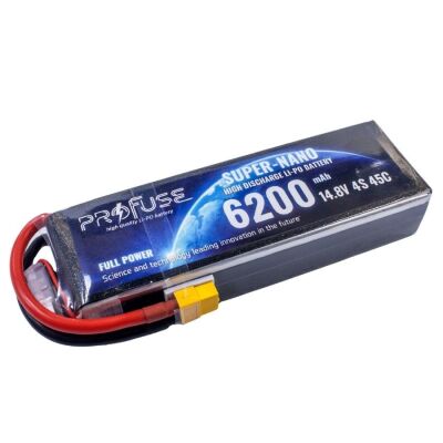 Profuse 4S 14.8V Lipo (Li-Po) Lityum Polimer Batarya - 6200mAh, 45C