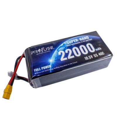 Profuse 5S 18.5V Lipo (Li-Po) Lityum Polimer Batarya - 22000mAh, 40C