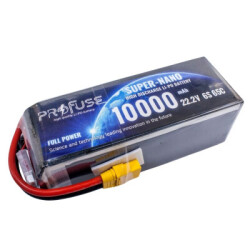 Profuse - Profuse 6S 22.2V Lipo (Li-Po) Lityum Polimer Batarya - 10000mAh, 65C