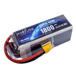 Profuse - Profuse 6S 22.2V Lipo (Li-Po) Lityum Polimer Batarya - 1800mAh, 65C